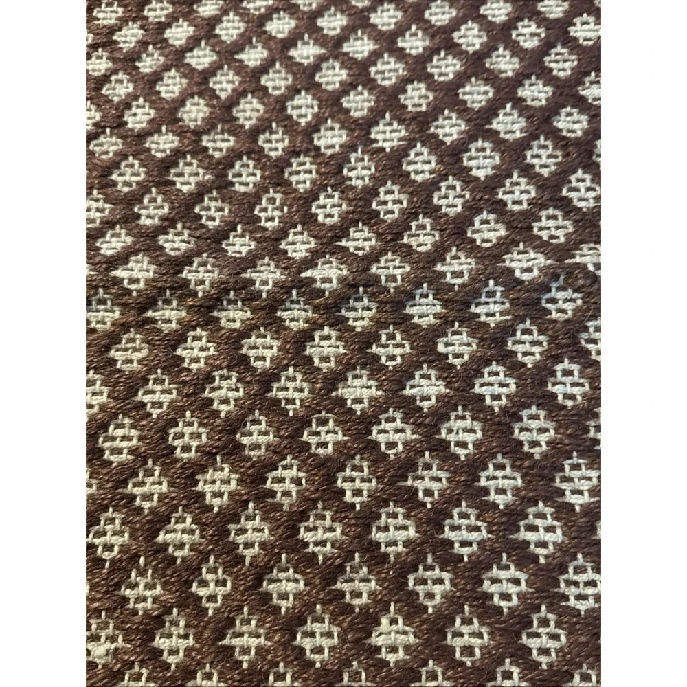 Vintage Handwoven Twill Woven Textile Rug Southwestern Style 31